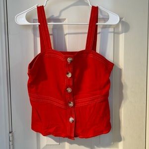 Harper tank top, size s, color bright coral, never worn